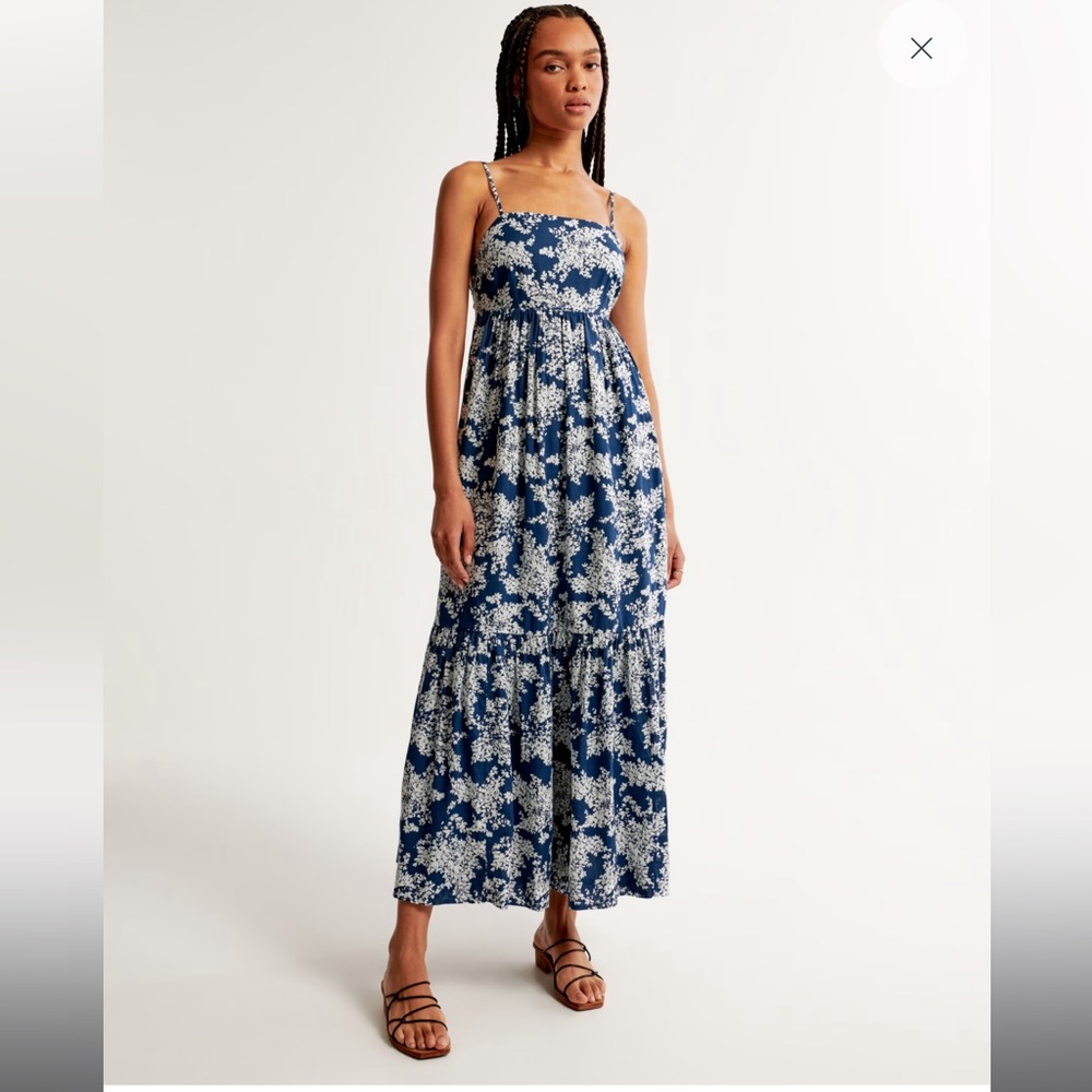 Abercrombie & Fitch babydoll maxi dress